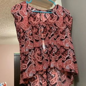 Express back tie, open back blouse